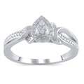 1/10 Carat T.W. Diamond Sterling Silver Promise Ring Z5224