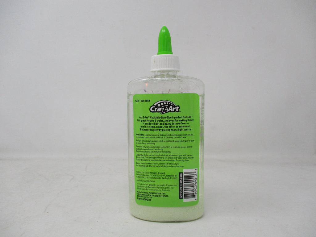 Washable Glow Glue, 7.5 oz A662539