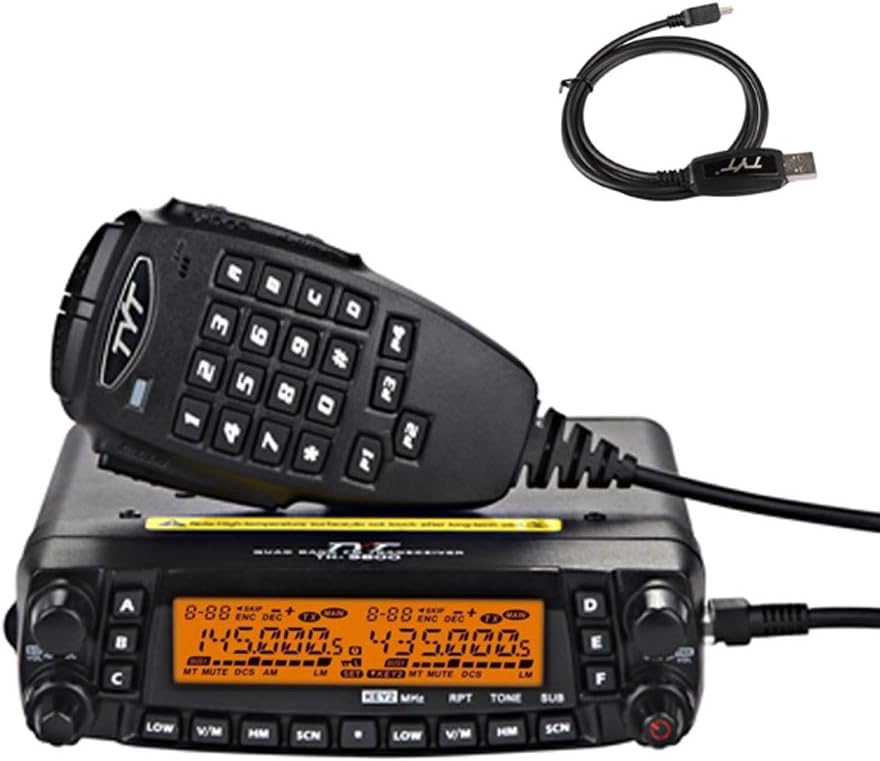 Quad Band 50W Mobile Ham Radio Black Pack of 2 T3446