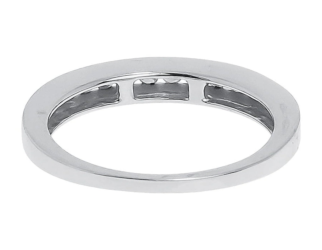 3mm White Gold Wedding Band O900