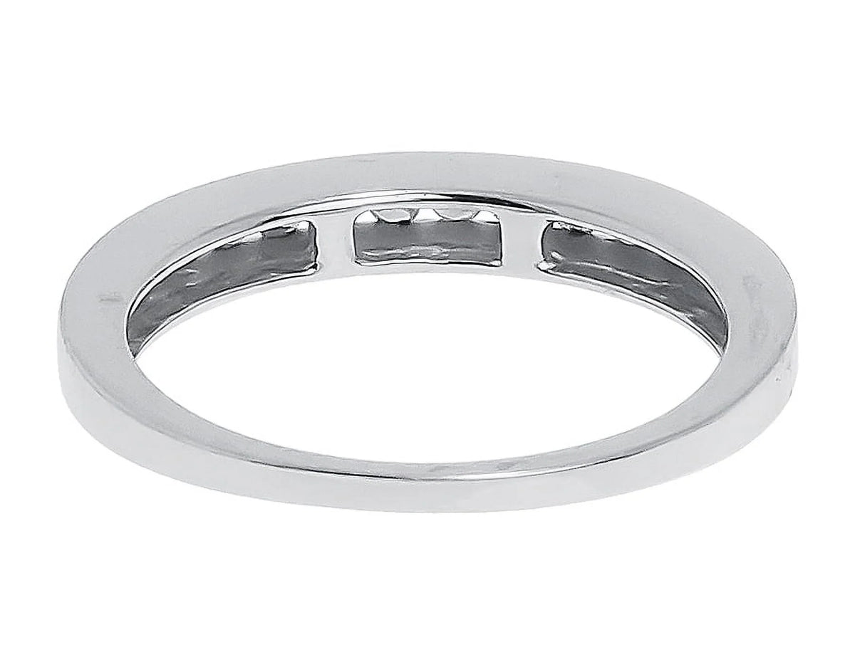 3mm White Gold Wedding Band O900