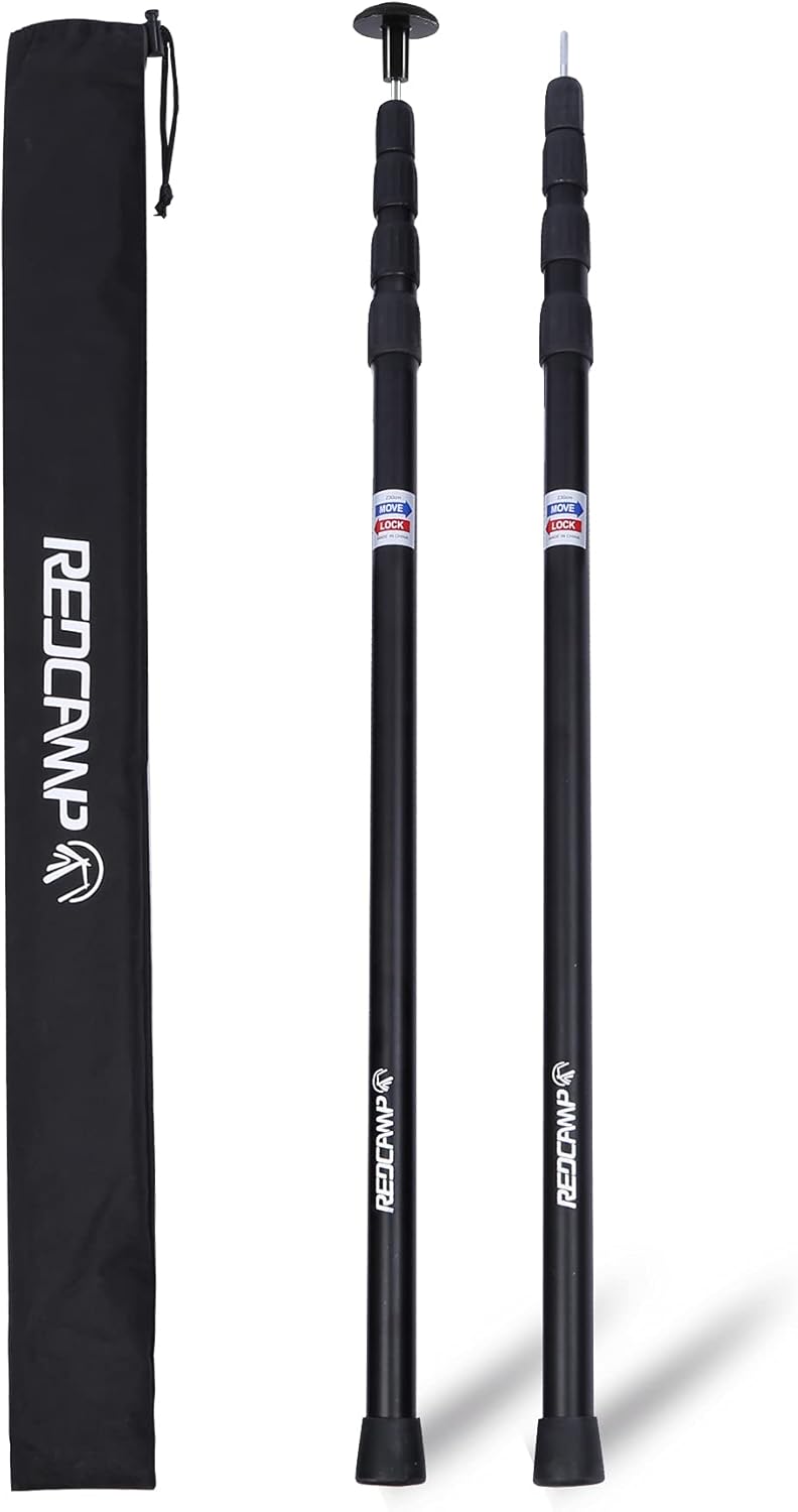 Set of 2 Adjustable Aluminum Tent Poles Y7768