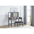 Slate Gray Vanity and Stool I3752