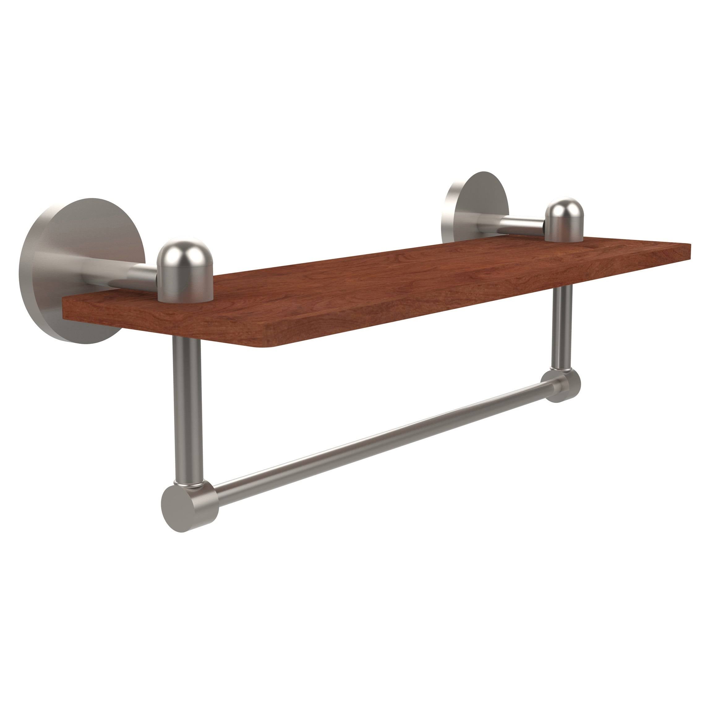 Solid IPE Ironwood Shelf with Integrated Towel Bar X54350