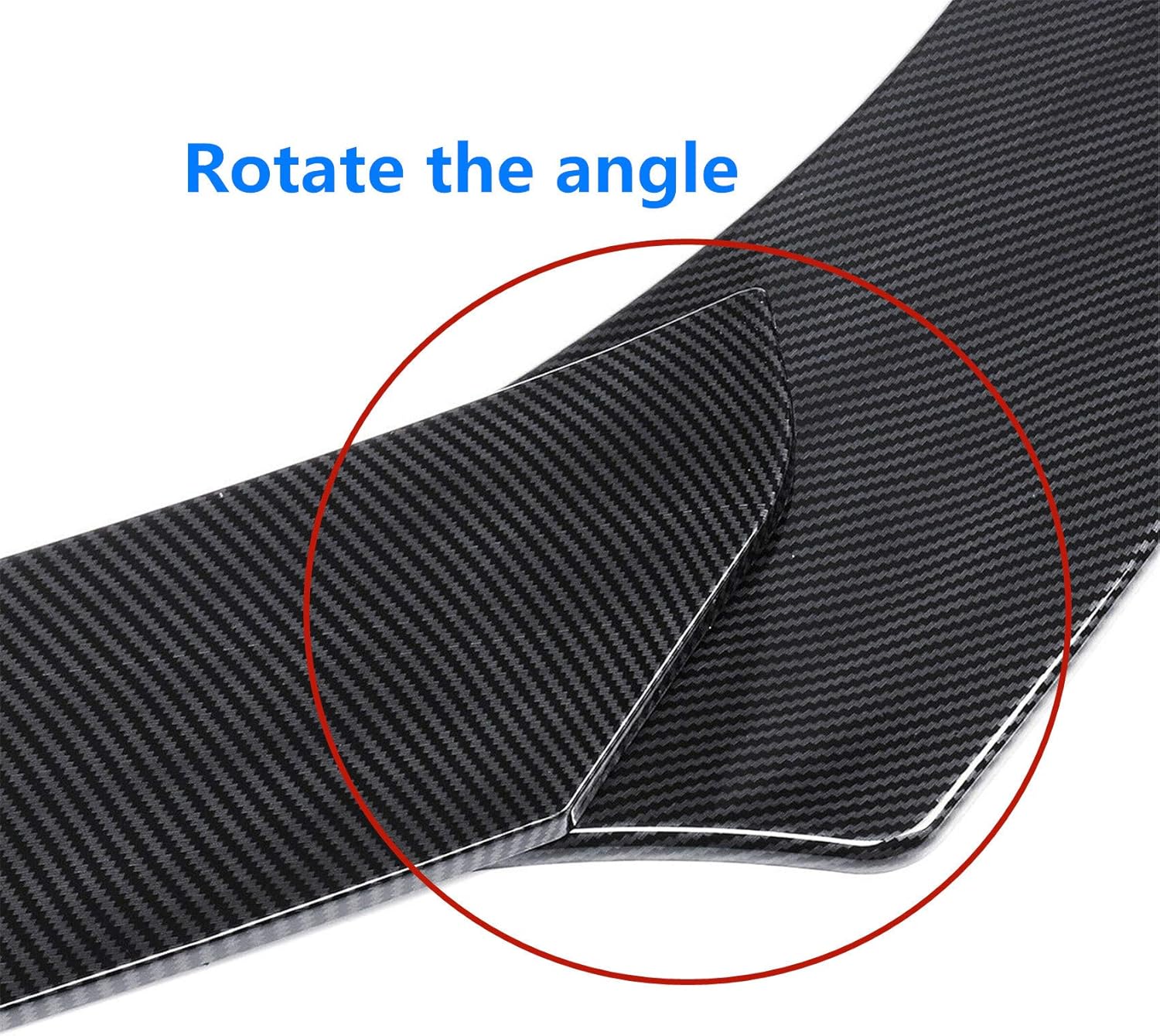 Carbon Fiber Style Car Front Bumper Lip Spoiler E825