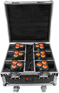 54w RGBWA+UV Rechargeable Battery Wireless DMX Par Light K704317
