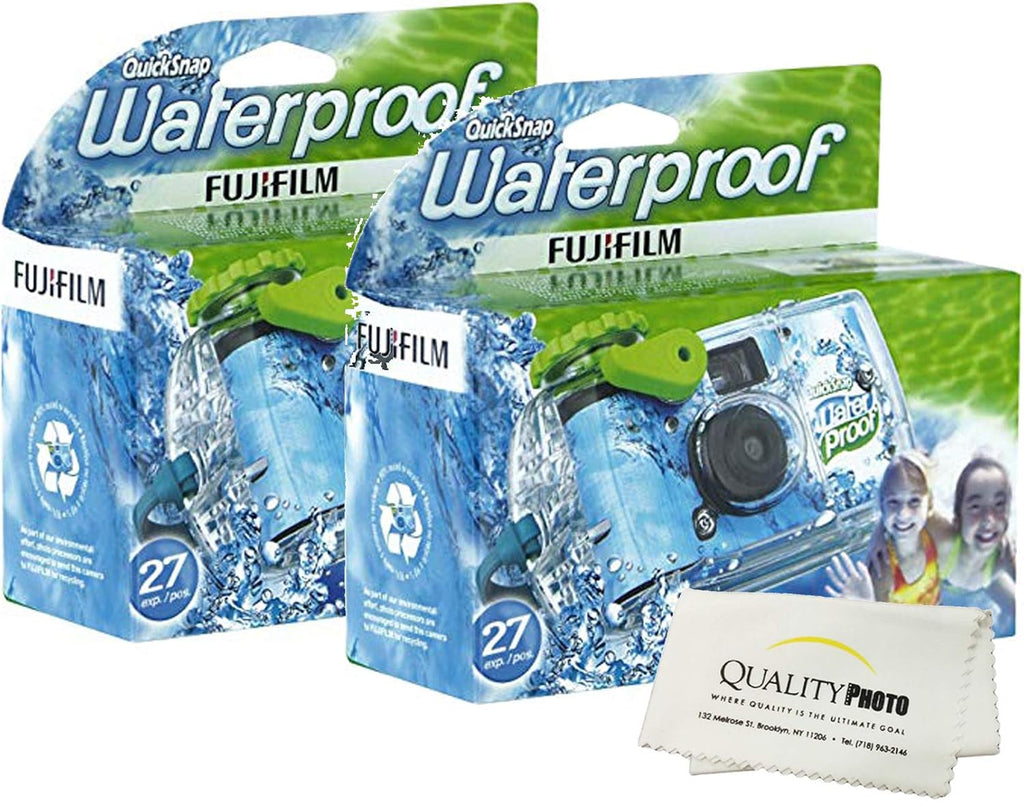 Waterproof 35mm Camera 800 Film 27 Exposures with Microfiber Cloth J940744