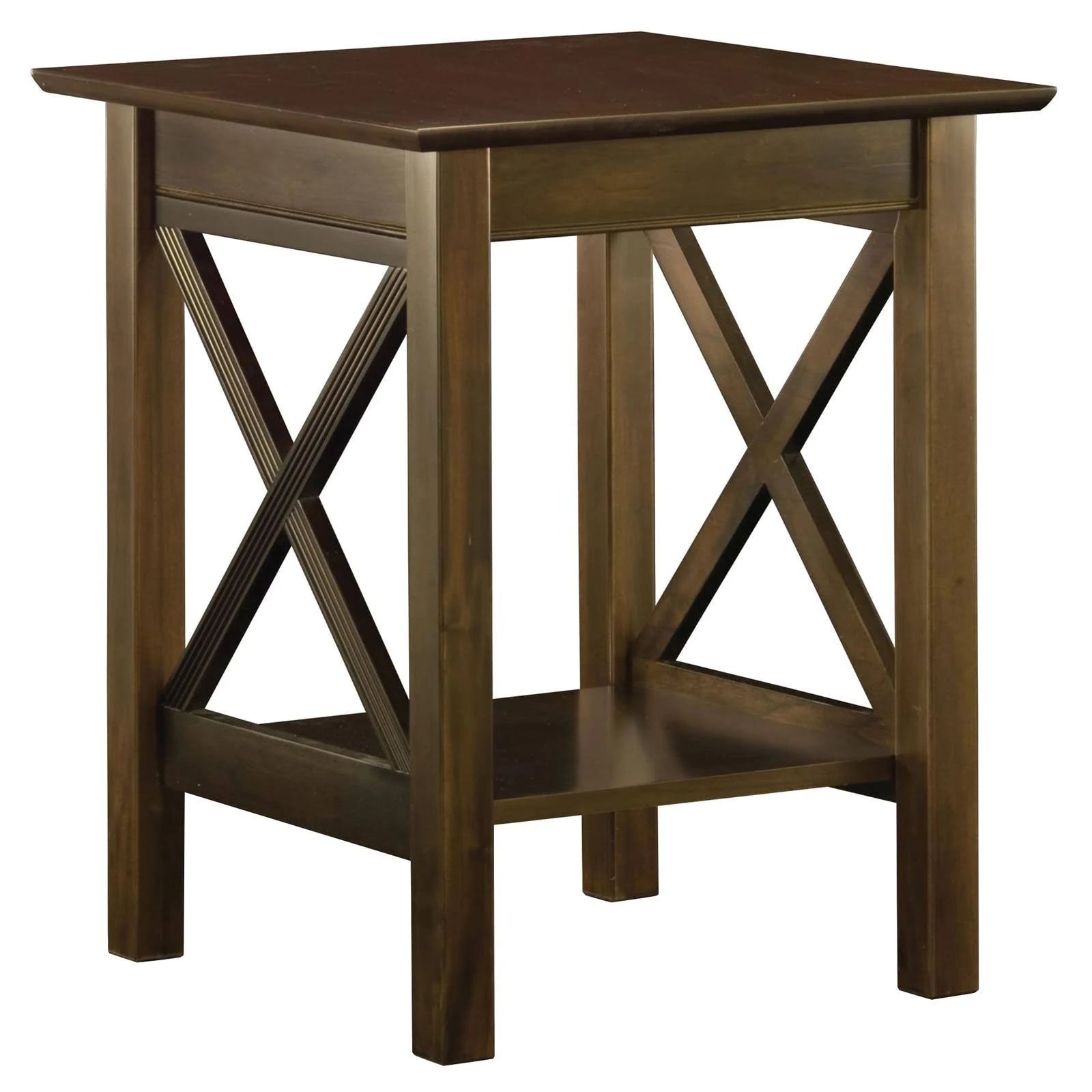 Walnut Printer Stand C4838