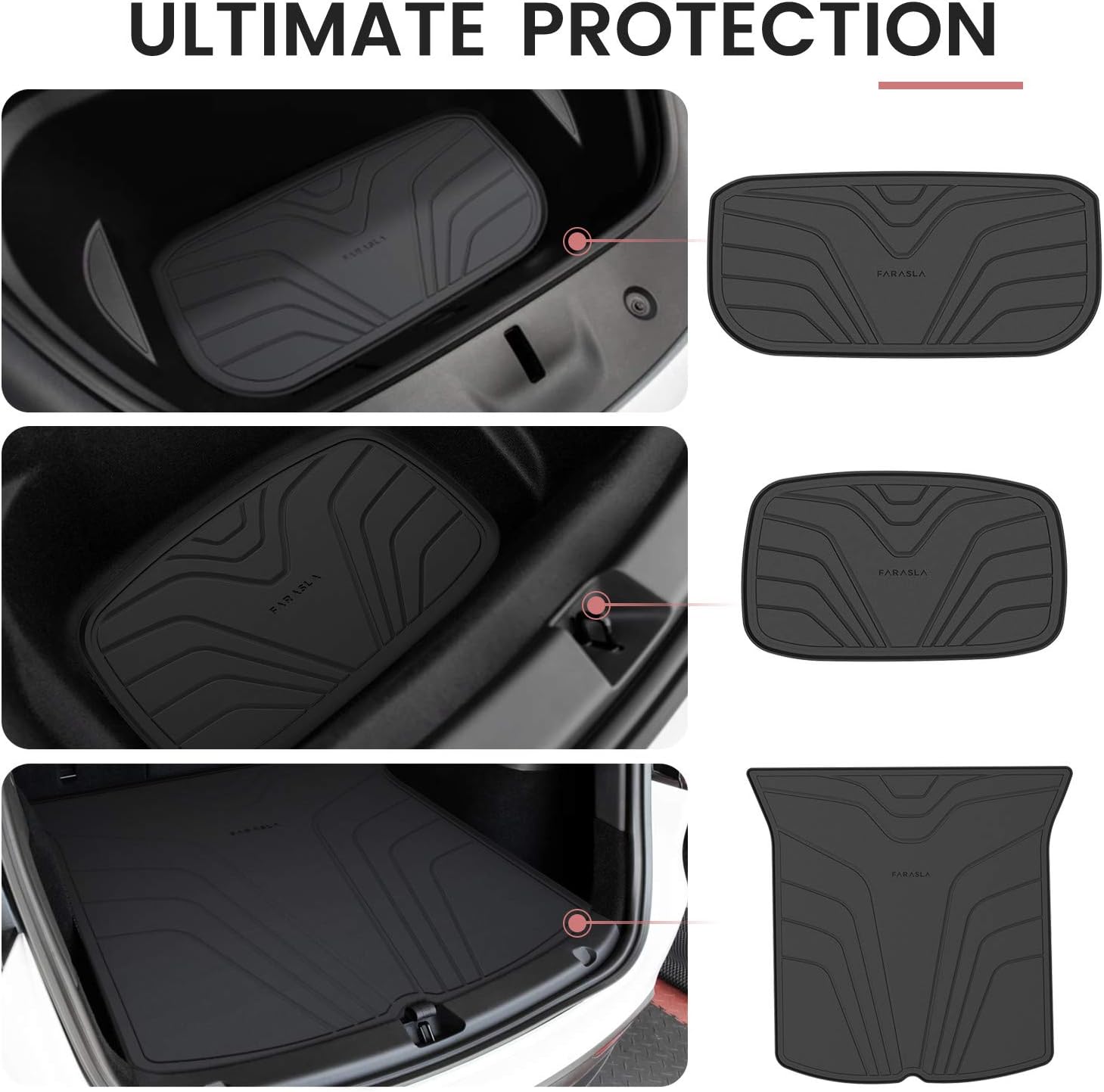 All Weather Cargo Mats Set of 6 D13909