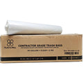 100 Gallon Clear 3 mil 25 Bags/Case Garbage Bags C14303