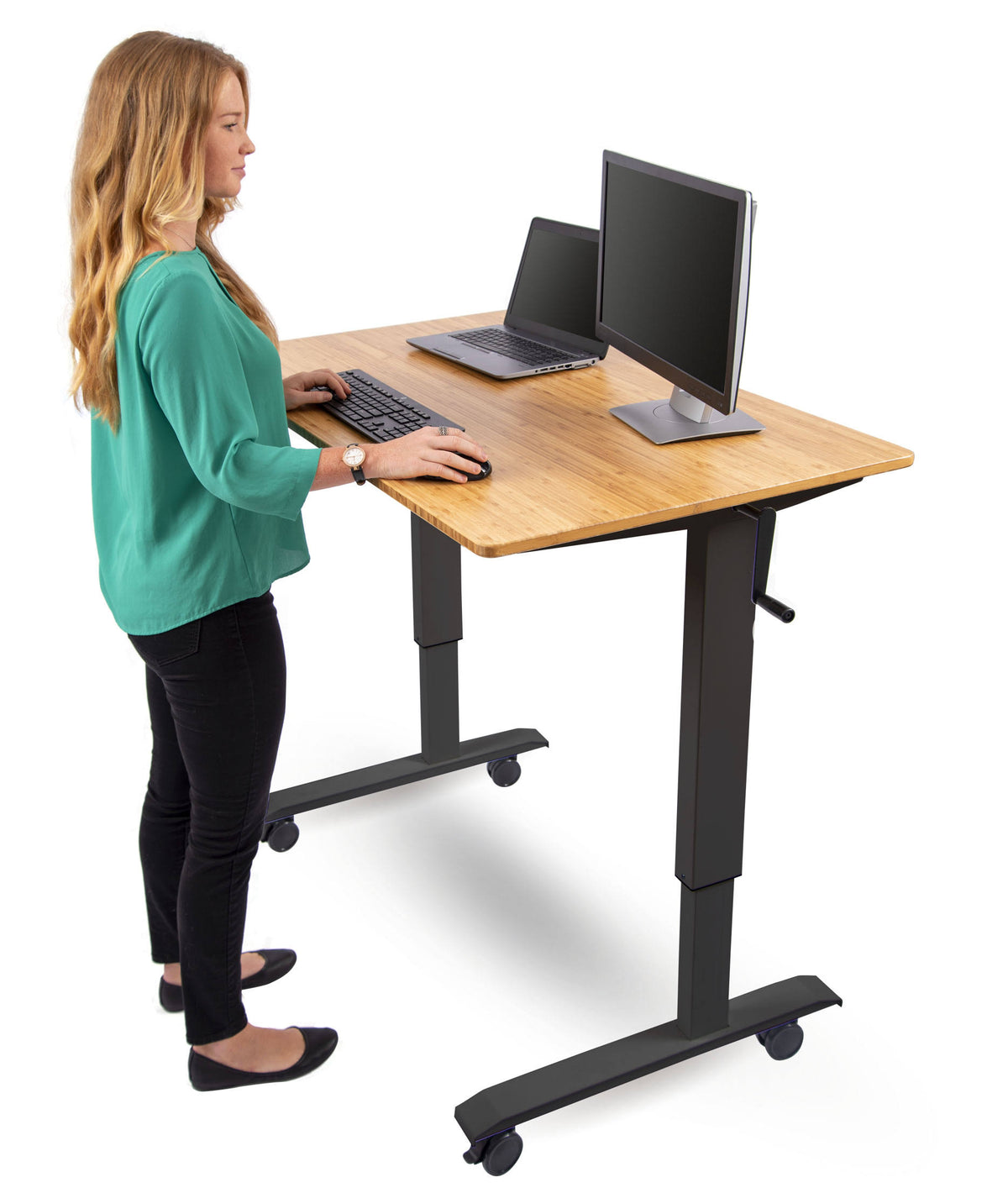 Crank Adjustable Height Standing Desk B65898