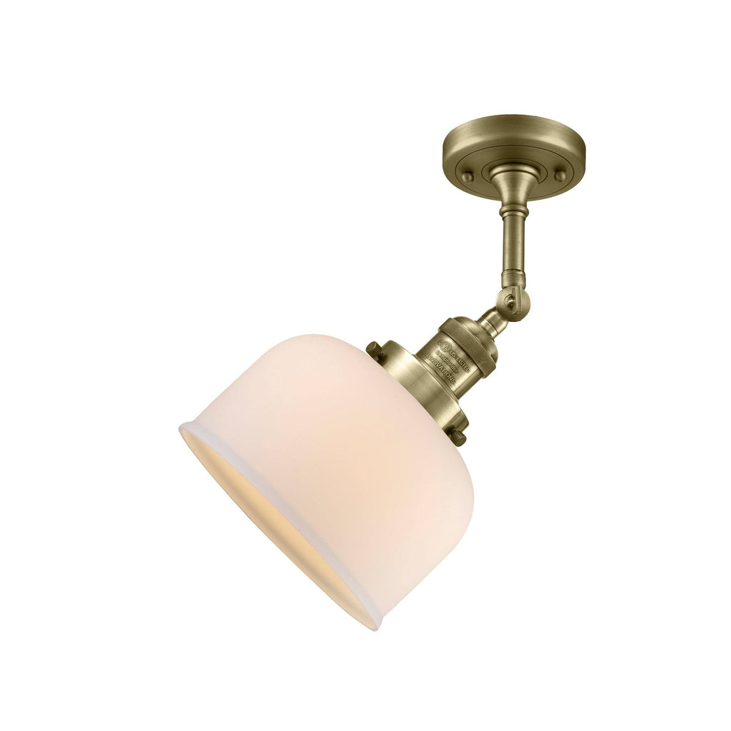 Antique Copper Semi Flush Mount Light F1539