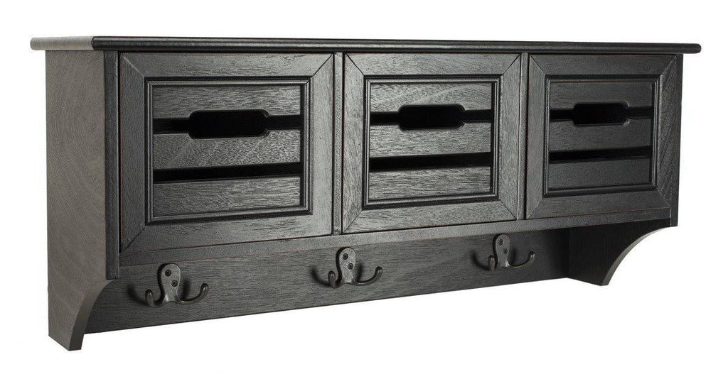 White 3 Drawer Wall Rack H92795