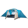 6 Persons 3 Rooms Arched Camping Tent in Blue K82643