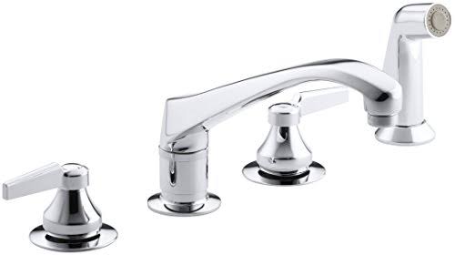 Polished Chrome Kitchen Sink Faucet D6742
