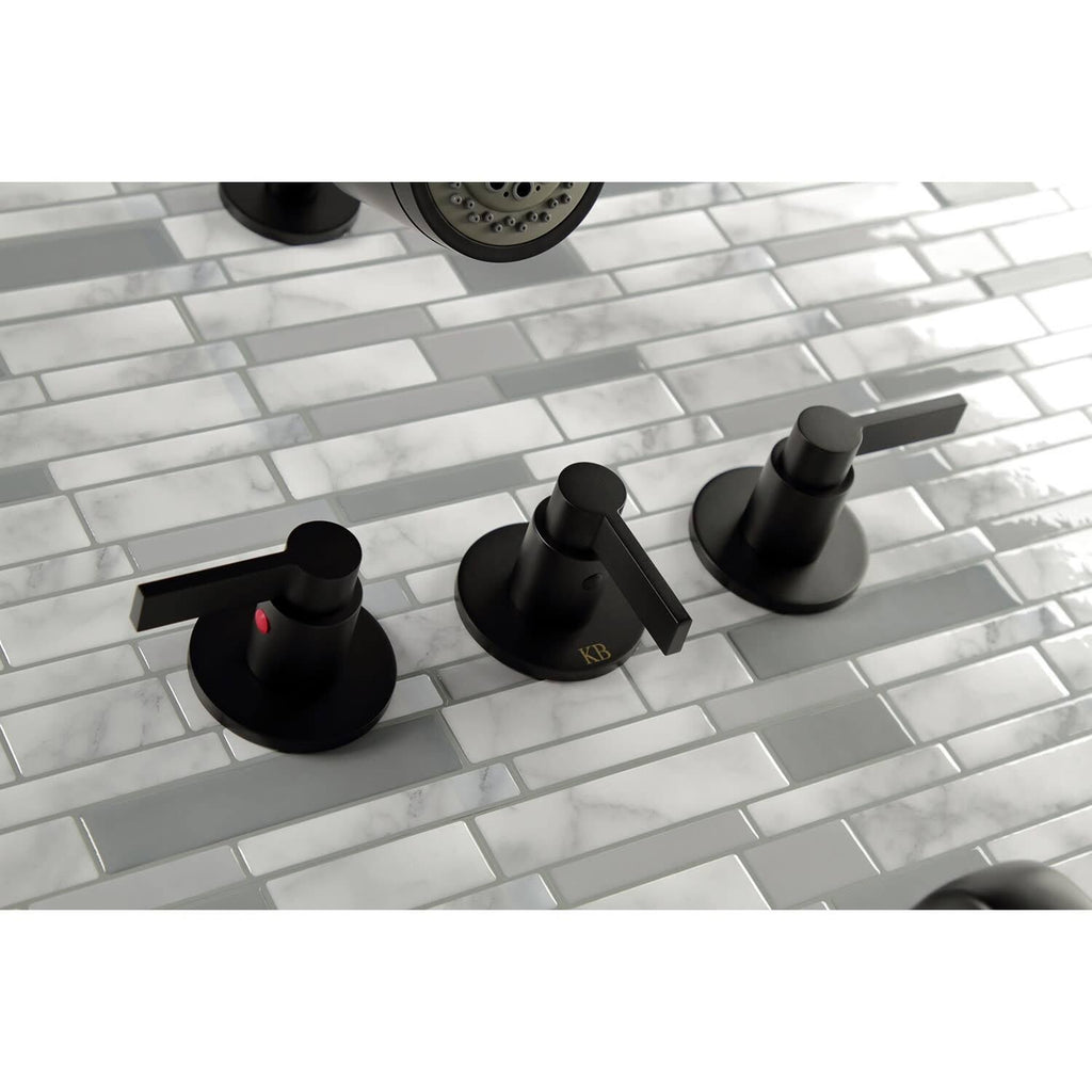 Three Handle Tub and Shower Faucet L537