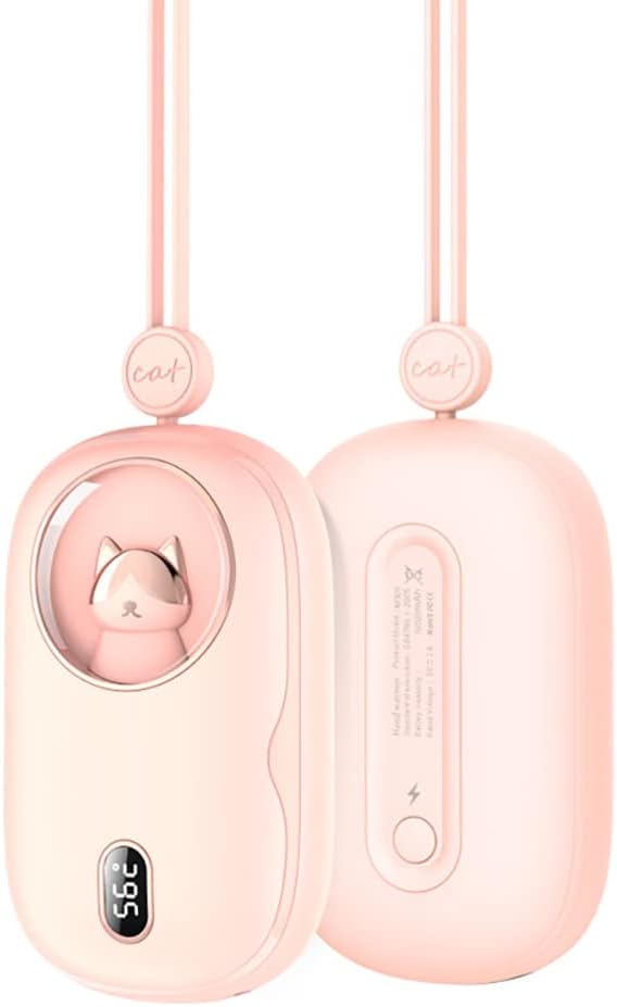 10000mAh Rechargeable Hand Warmer Power Bank with Digital Display J96242