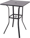 Square Metal Bar Height Cafe Bistro Table P824928