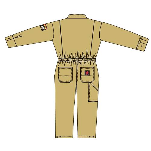 Tan Contractor FR Coverall T360582