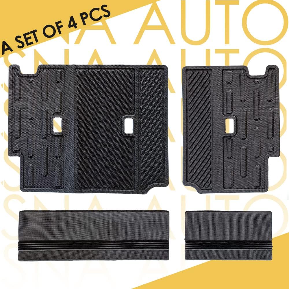 Rear Seat Back Mat Pack of 2 Waterproof Cargo Liner P1747