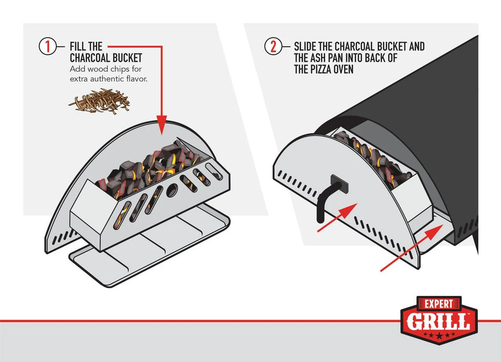 Black Charcoal Pizza Oven R97252