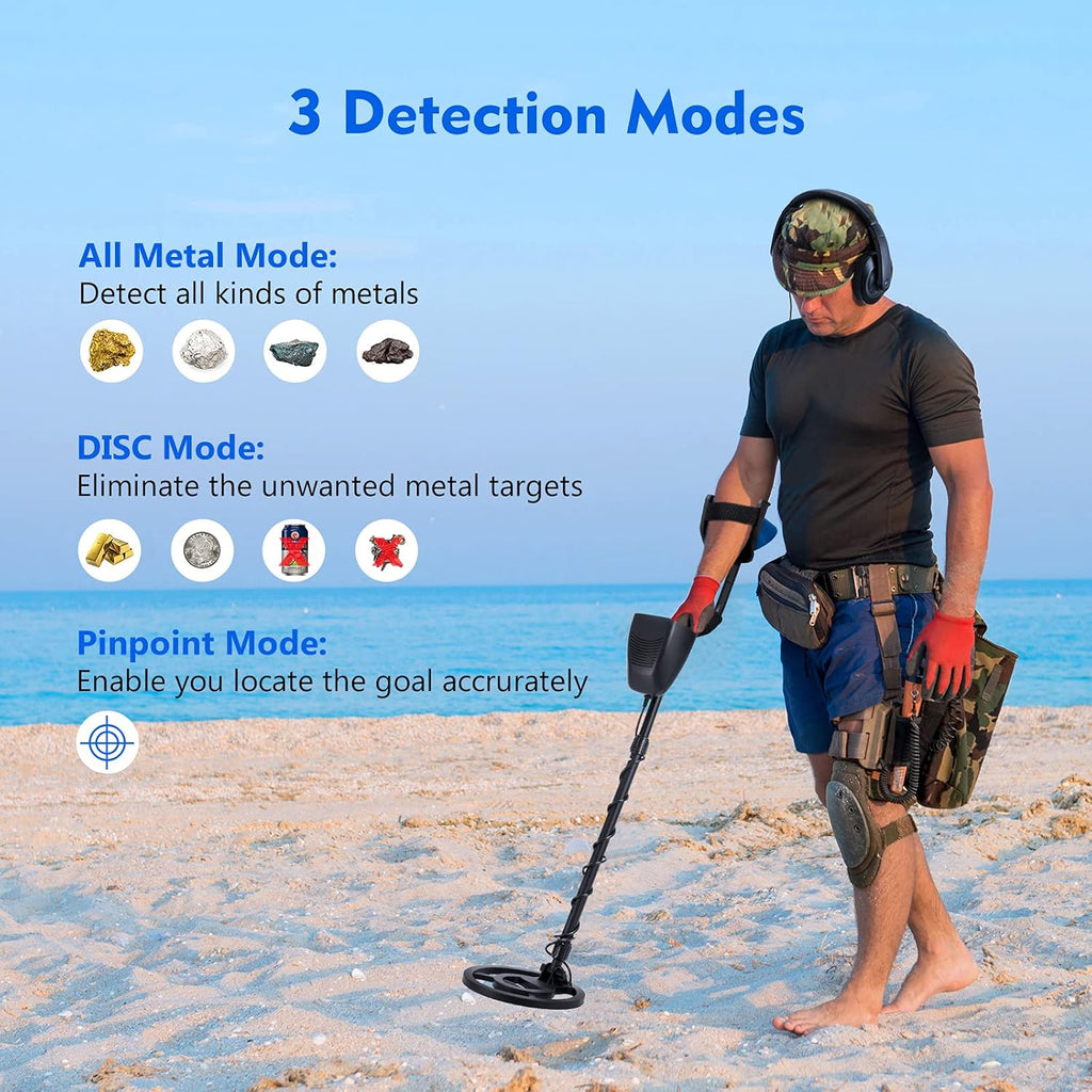 8" Waterproof Metal Detector with LCD Display O694