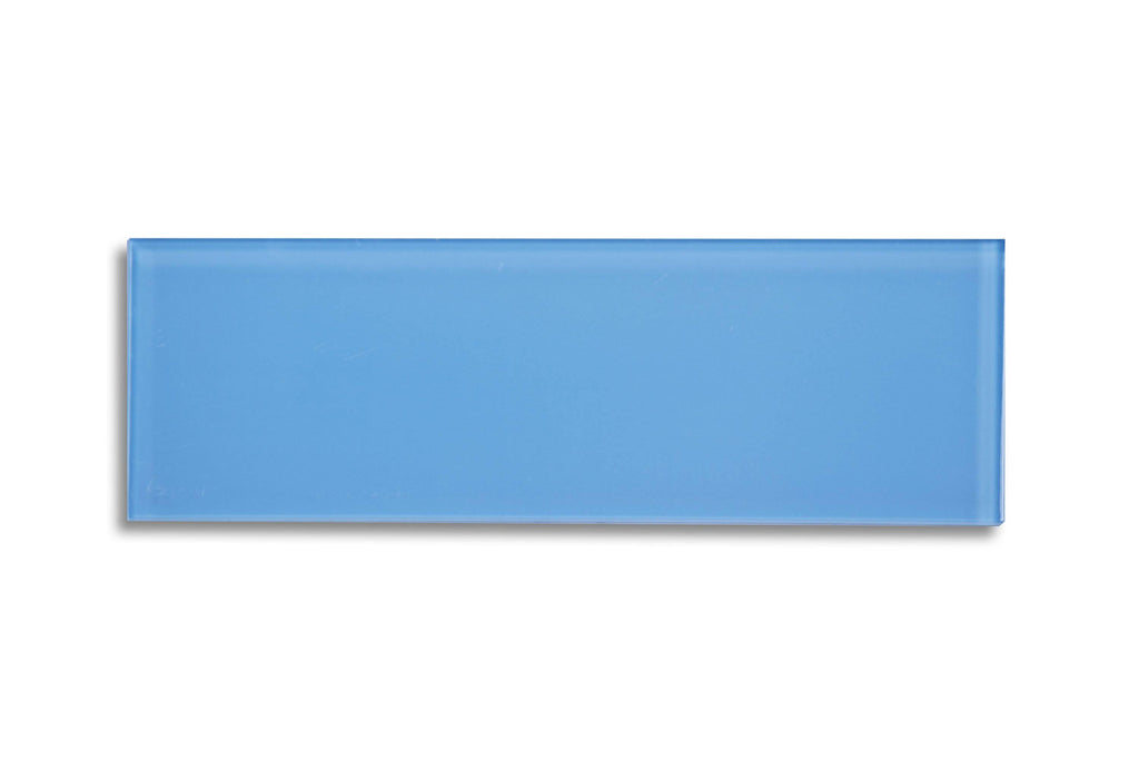 Sky Blue Glass Subway Tile, 5 Square Feet per Carton G716