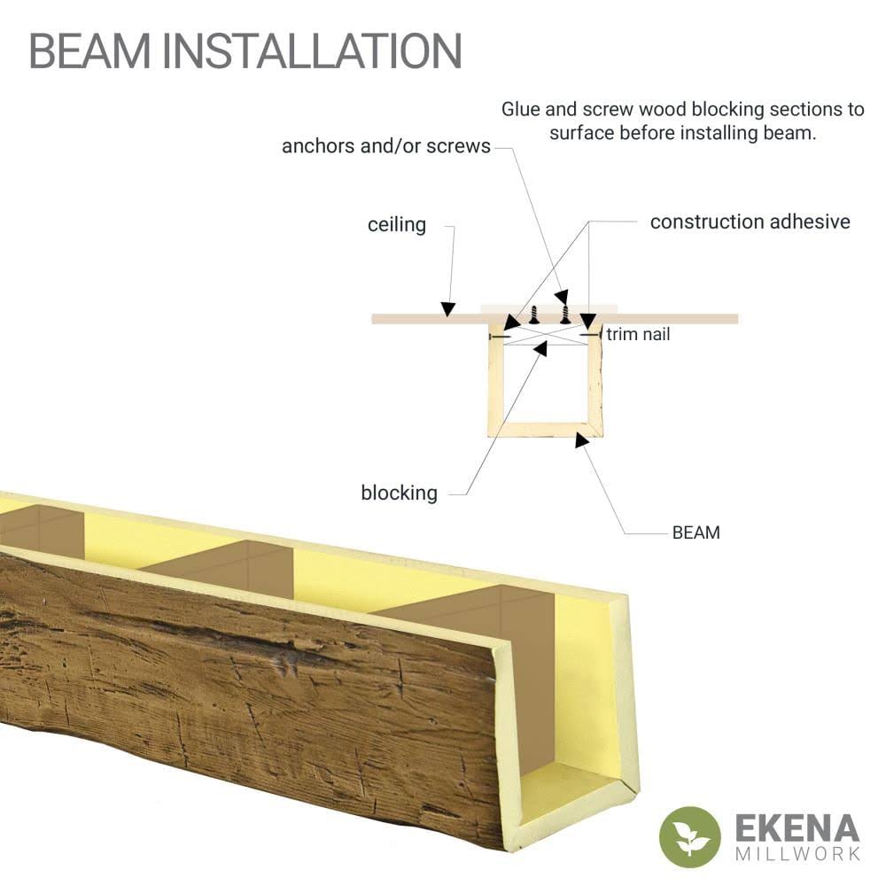 Natura Faux Wood Ceiling Beam X856833