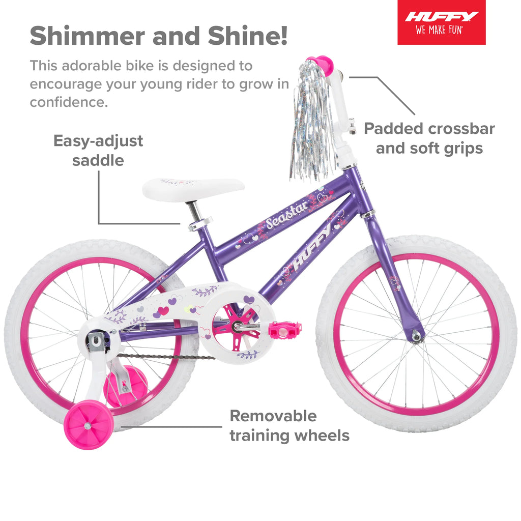 Metallic Purple Kids Bike X89431