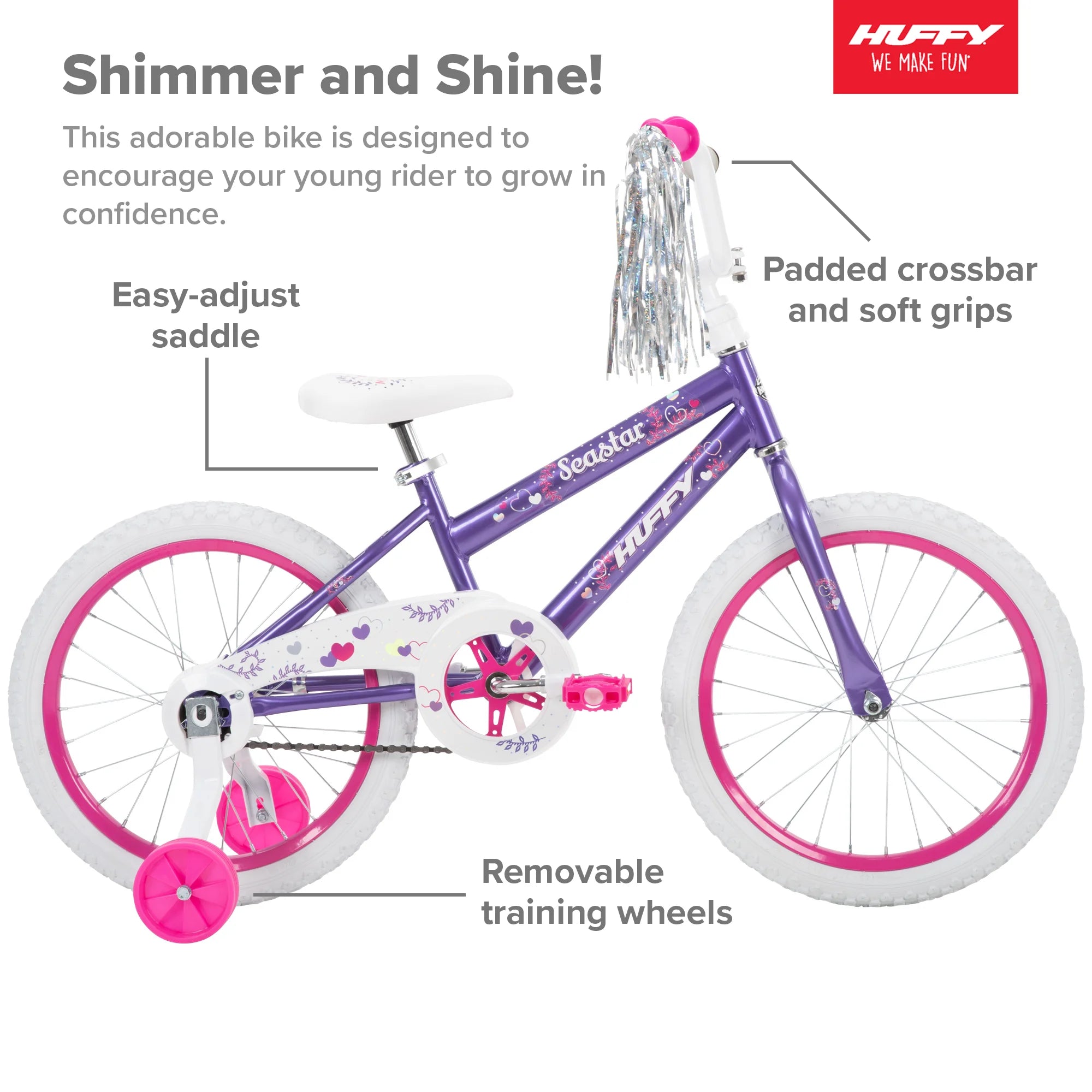 Metallic Purple Kids Bike X89431