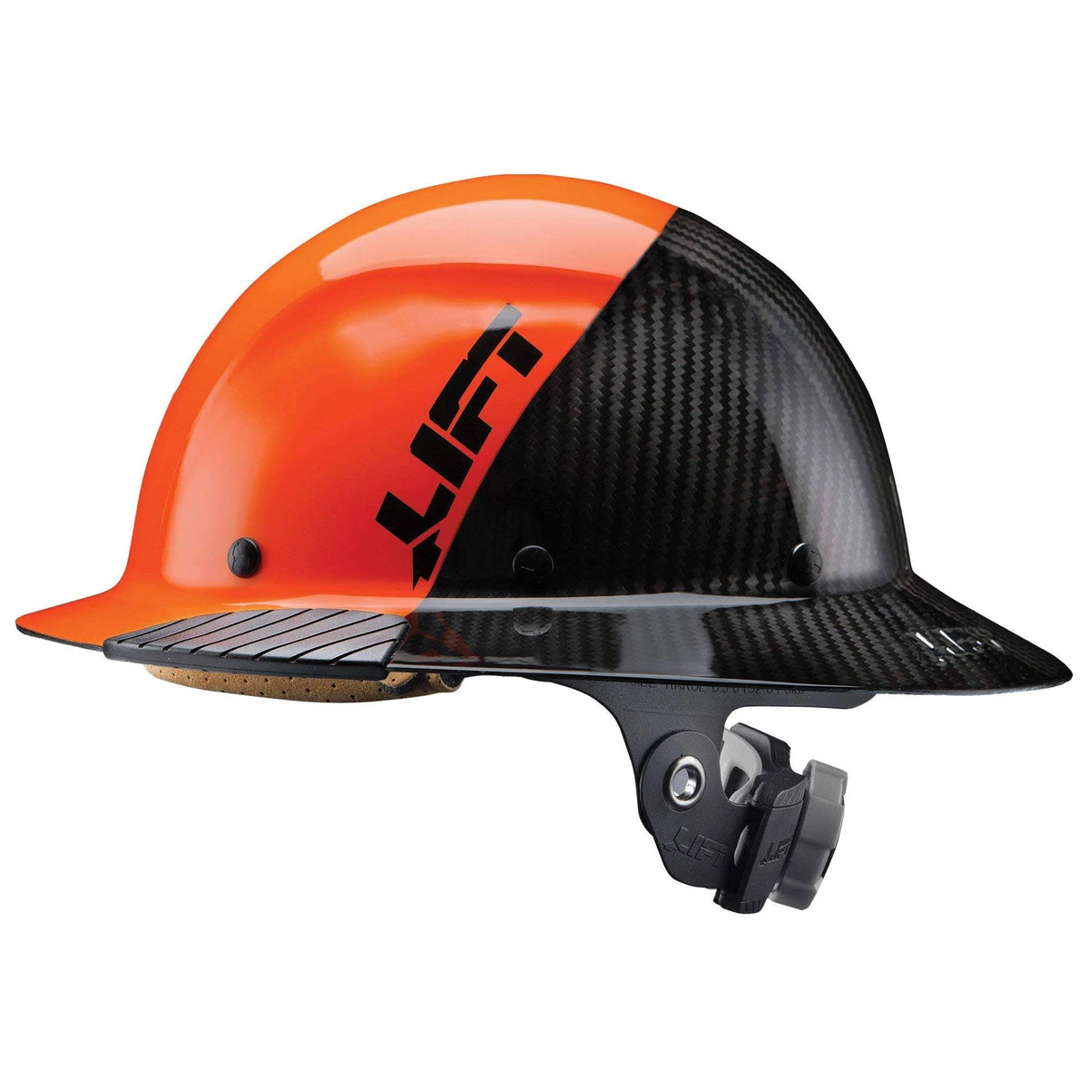 Orange Carbon Fiber Safety Helmet W81257