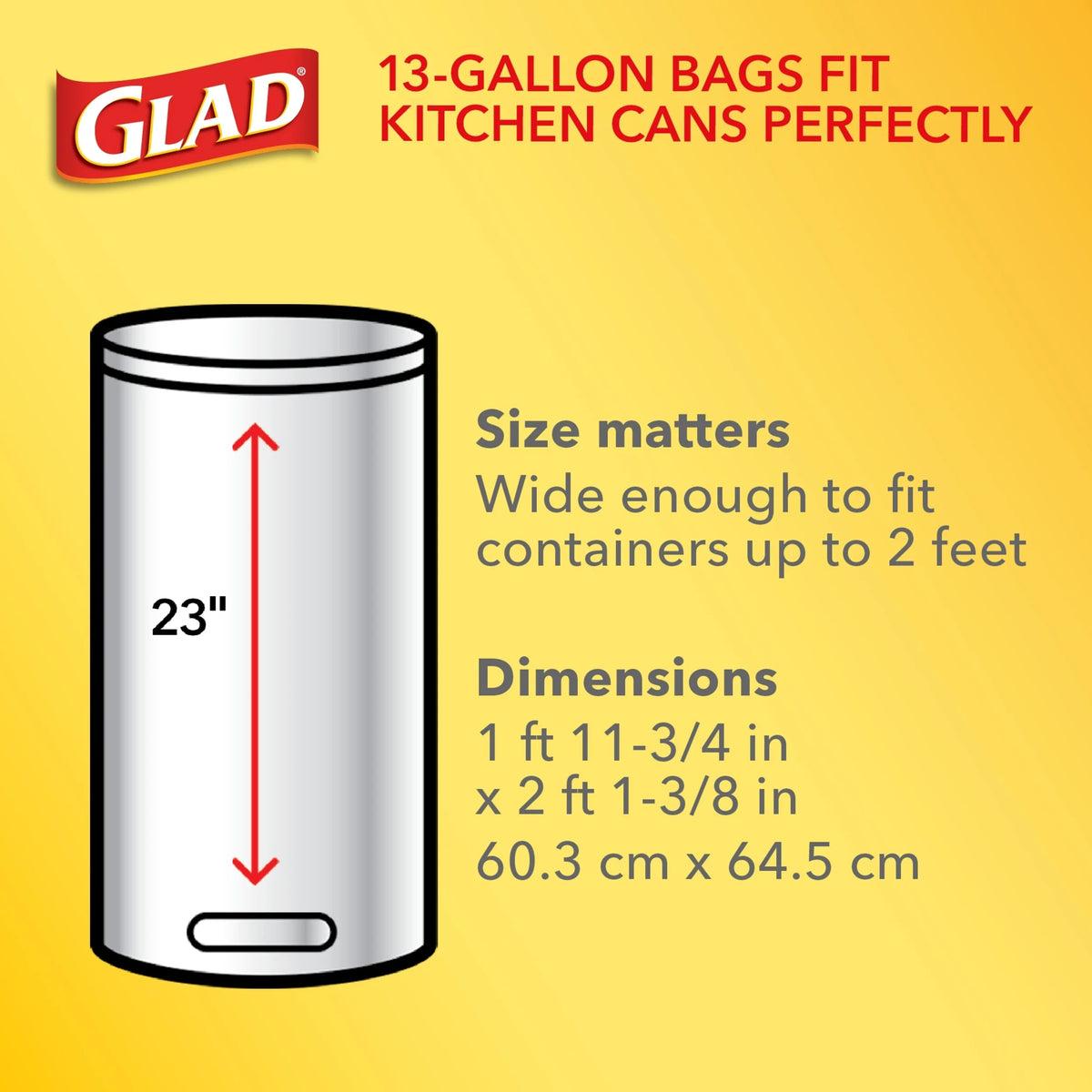 13 Gallon White Drawstring Trash Bags with Febreze Freshness - 110 Count M1066