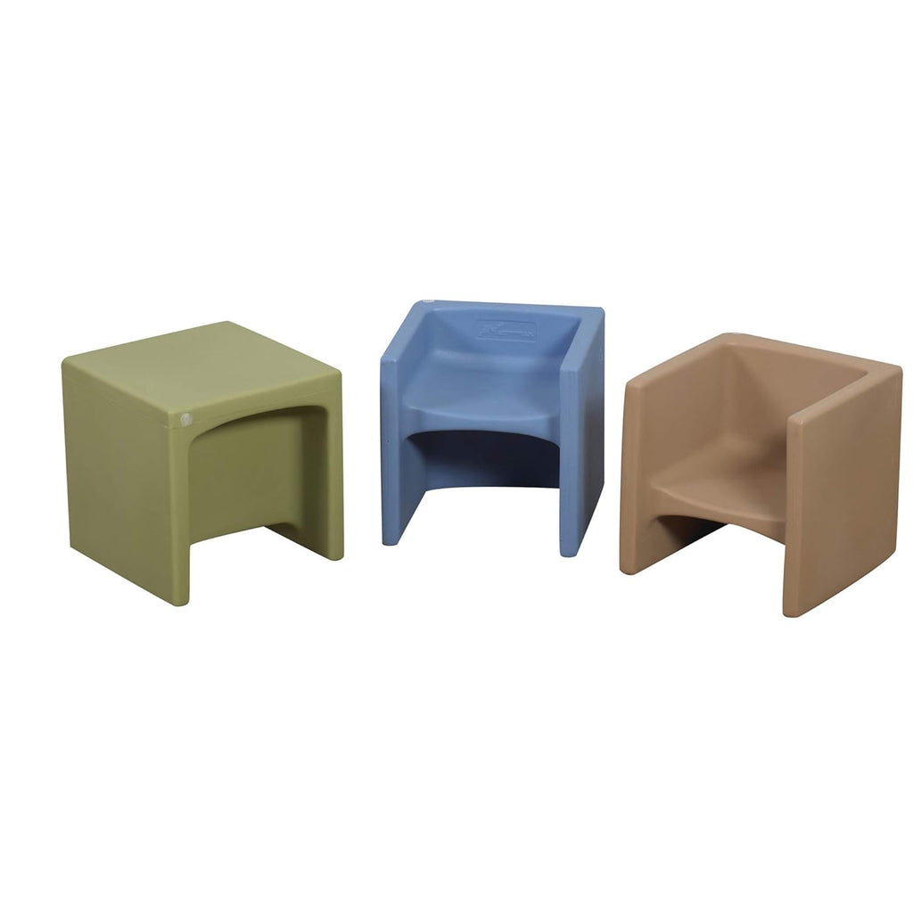 Green Cube Chair for Toddlers A391825