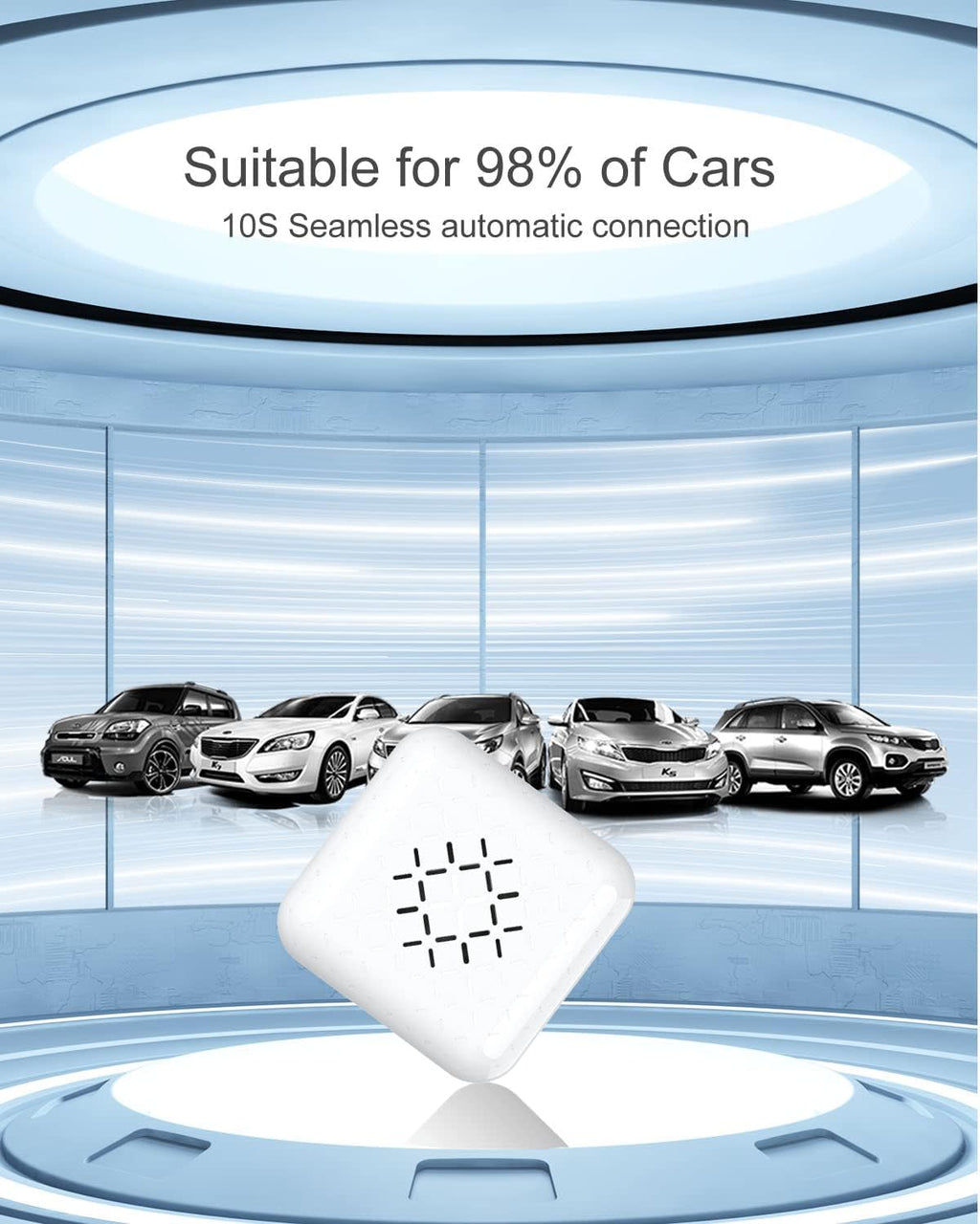 CarlinKit 3.0 Mini Wired to Wireless CarPlay Adapter, Pack of 2 D338443