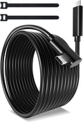 16FT Fiber-Optic Link Cable USB 3.1 Gen2 Type C to C 10Gbps 3A Pack of 2 F24848