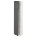 White High Cabinet with Shelves & 2 Doors C805460