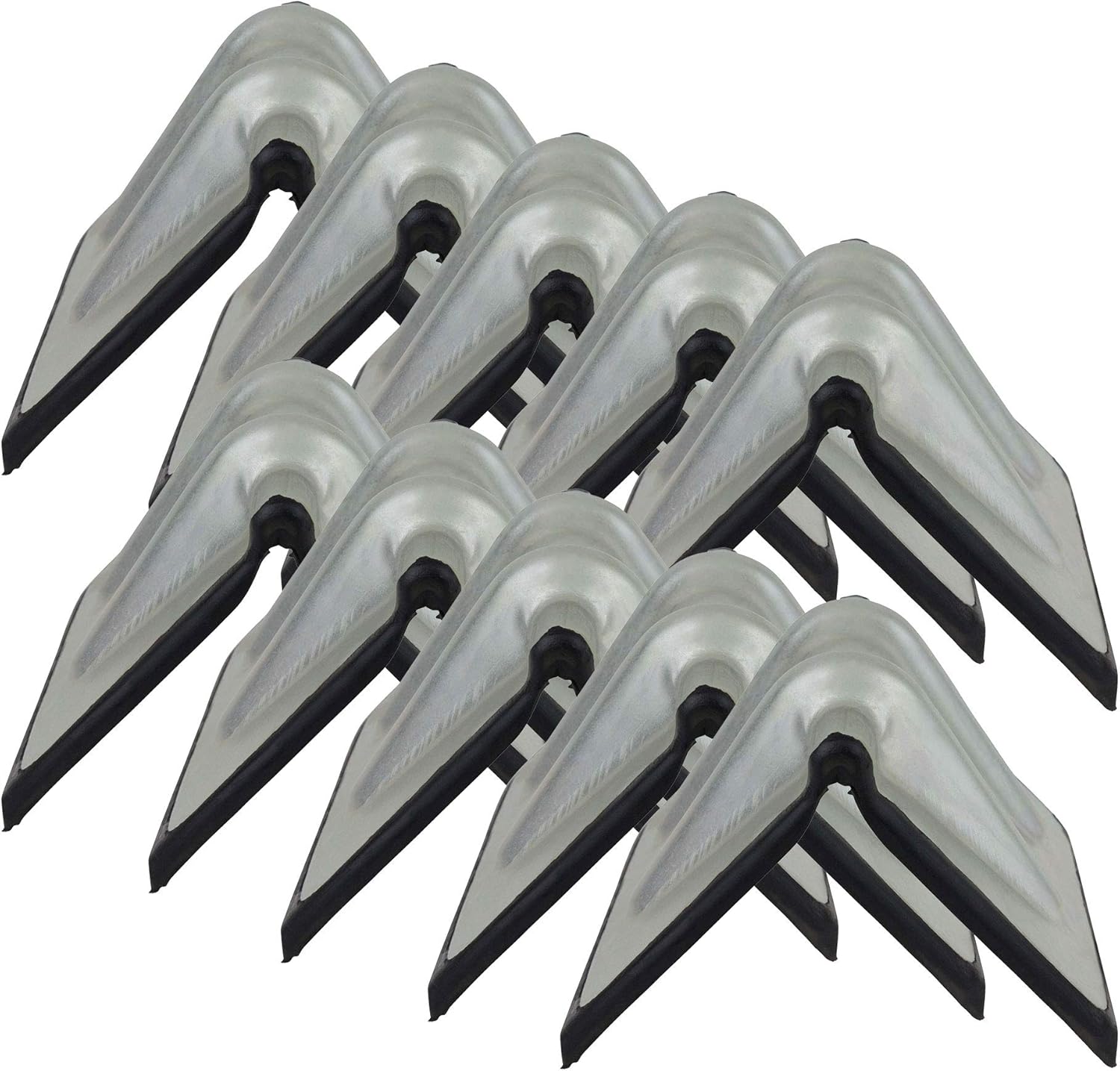 10 Pack Steel Corner Protector with Rubber Chain J891