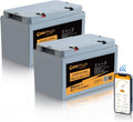 2Pack 12V 100Ah LiFePO4 Battery with Bluetooth P5503