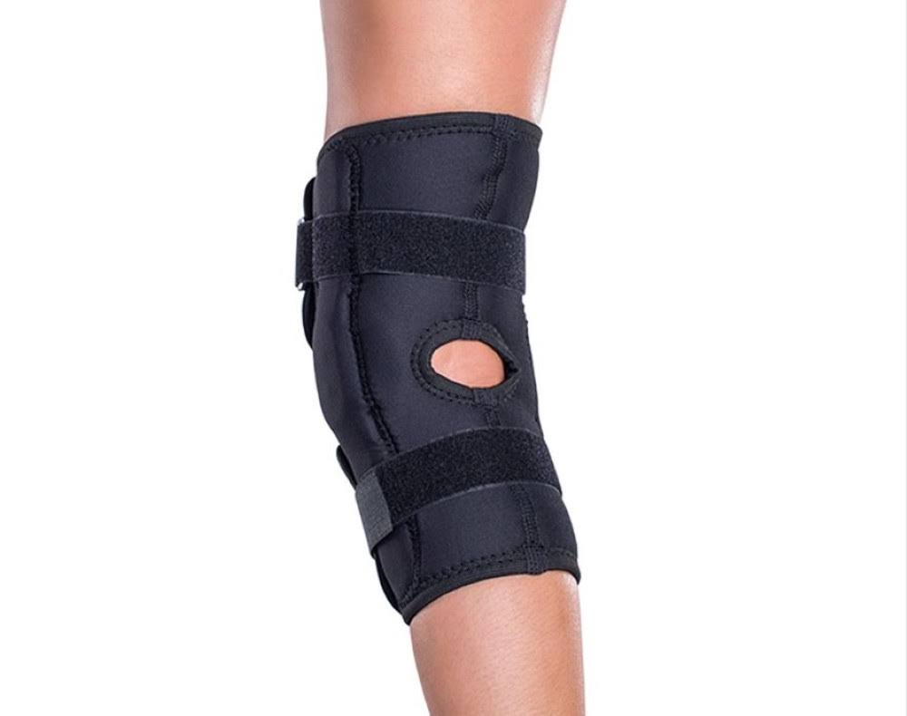 Black Extra Small Hinged Knee Brace T6992