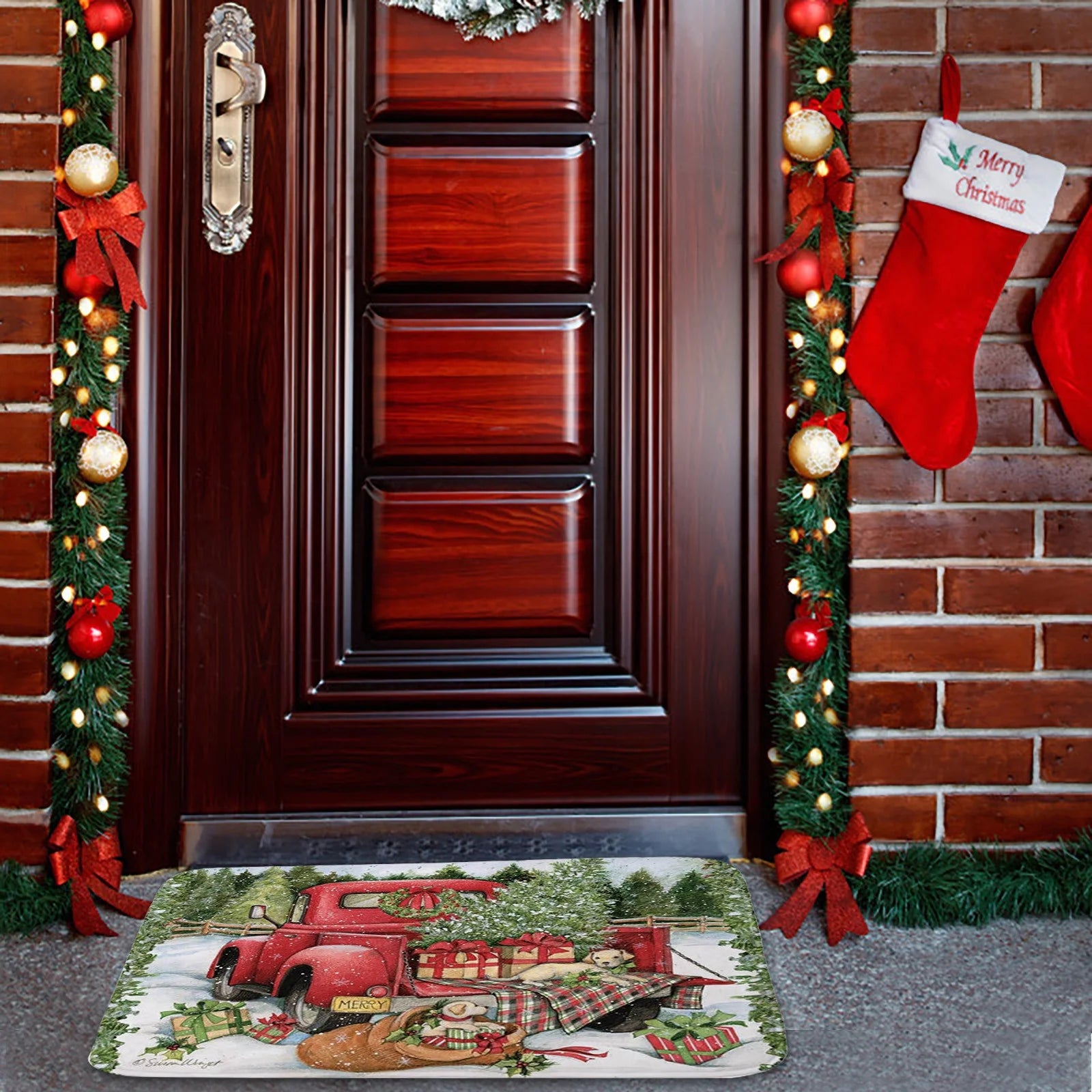 Christmas Doormat Blanket W691787
