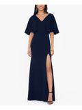 Navy Sheath Dress Petites 6P J585441