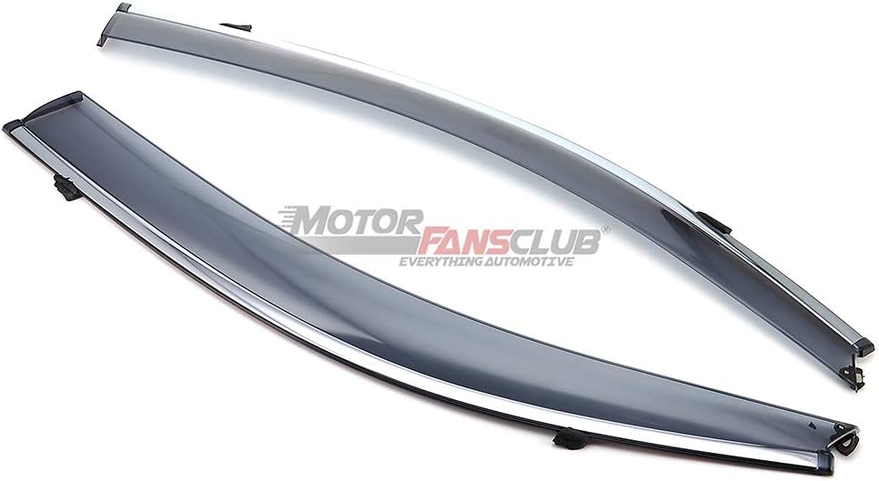 4pcs Smoke Tint PVC Window Visor Rain Guard for Acura MDX 2014-2017 O5095