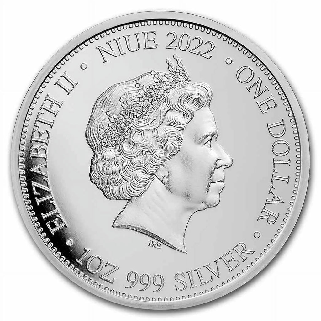 Silver Apex Predators Dragon vs Tiger Coin F43642