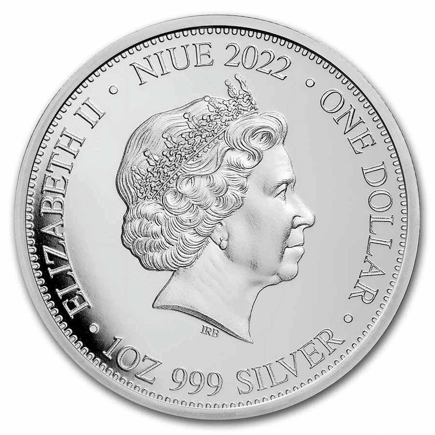Silver Apex Predators Dragon vs Tiger Coin F43642