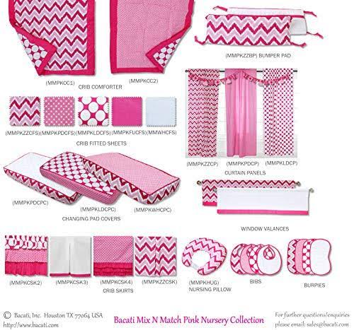 Pink Fuschia Crib Fitted Sheet R4294