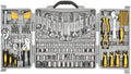 205 Piece General Household Hand Tool Kit with Plastic Toolbox Storage Case V353421