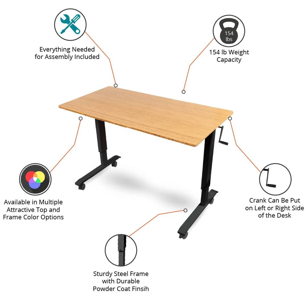 Crank Adjustable Height Standing Desk B65898