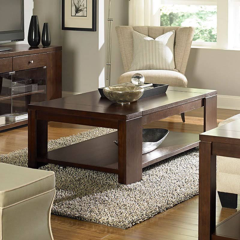 Vintage Walnut Rectangular Castered Cocktail Table A278475