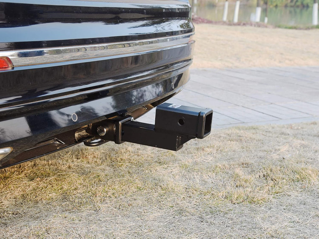 2-inch Receiver Trailer Hitch Extension Riser with Anti-Rattle Bolt Pack of 2 D161