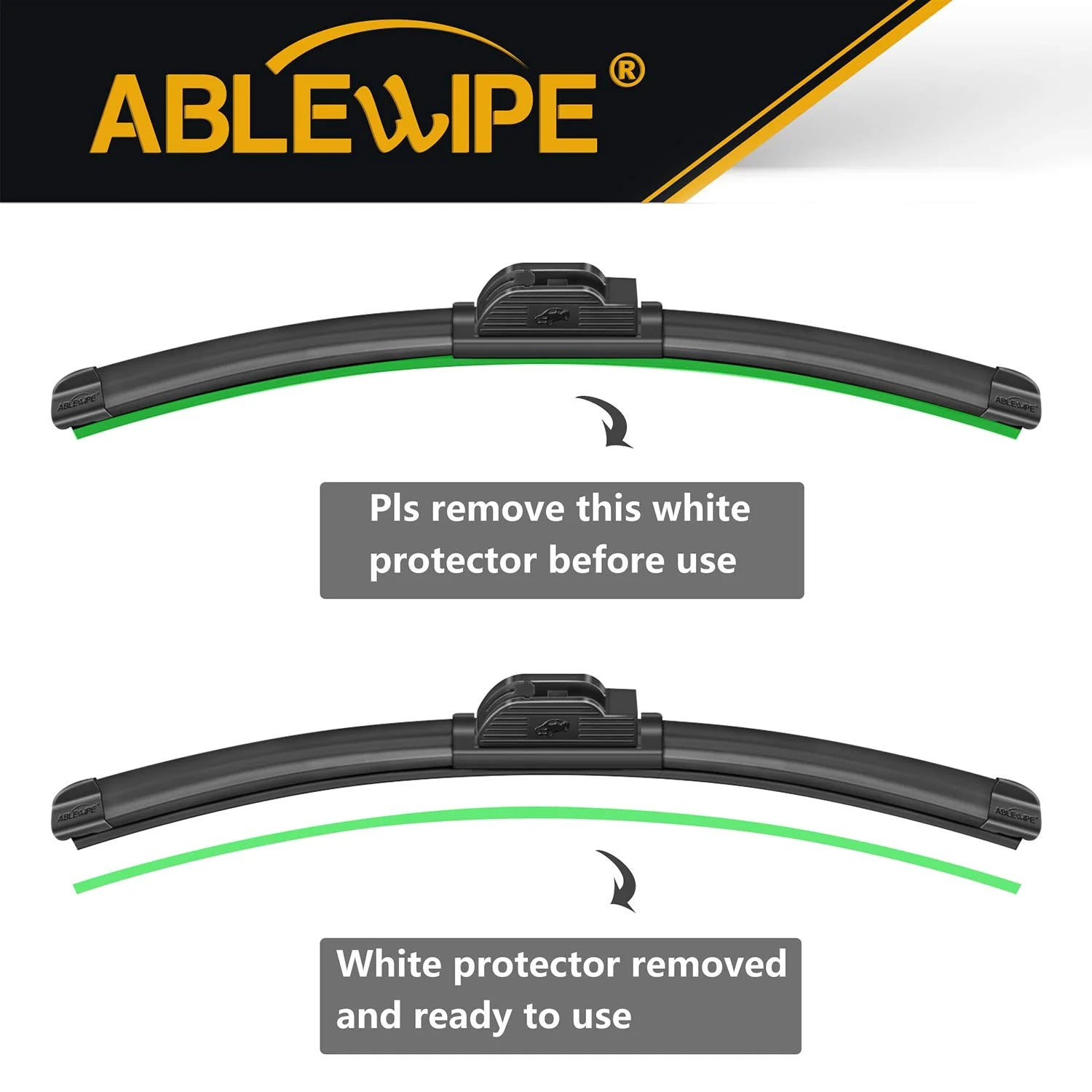 22" + 21" Windshield Wiper Blades Set of 2 Y1688